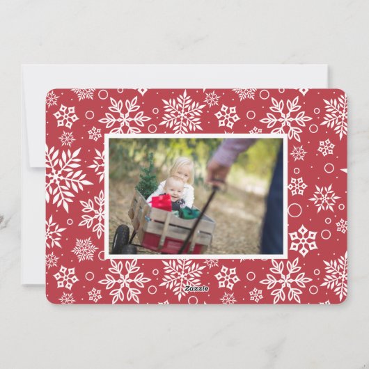 霜の降りた願い |ホリデーフォトカード シーズンカード (裏面)