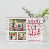 霜の降りた願い |写真コラージュカード シーズンカード (スタンド正面)