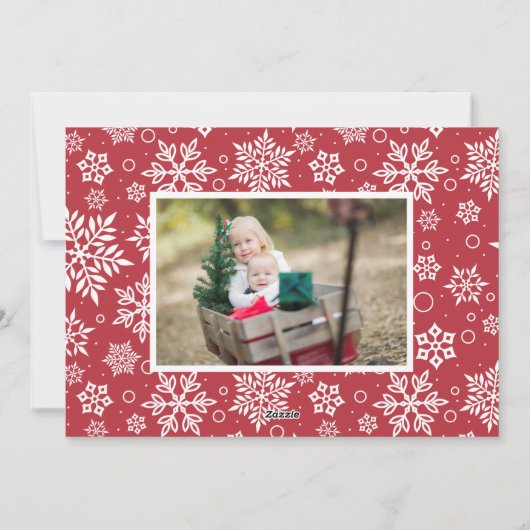 霜の降りた願い |写真コラージュカード シーズンカード (裏面)