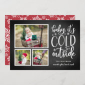 霜の降りた願い |写真コラージュカード シーズンカード (正面/裏面)