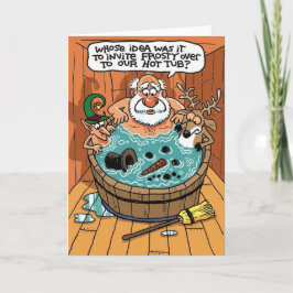 霜の降りた – グリーティングカード シーズンカード