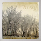 霜の降りた ポスター (正面)