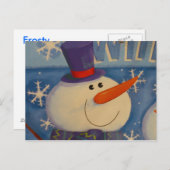 霜の降りた ポストカード (正面/裏面)