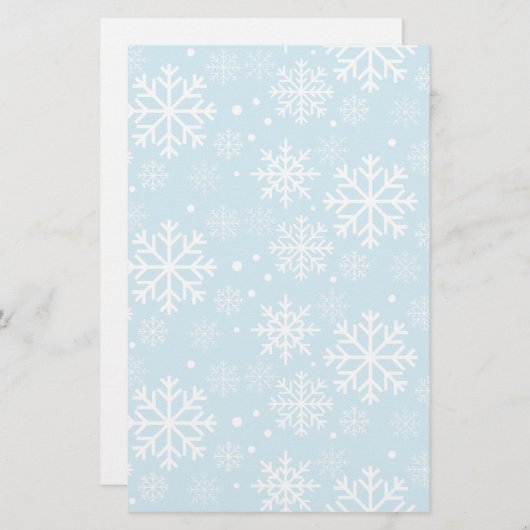 霜の降りた 便箋 (正面/裏面)