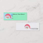 霜の降りた - gifttag スキニー名刺 (正面/裏面)