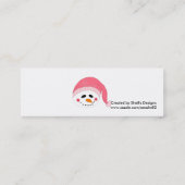 霜の降りた - gifttag スキニー名刺 (裏面)