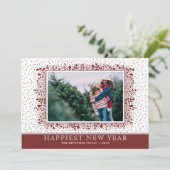 霜の降りたBranches Winter Holidaysの写真 シーズンカード (スタンド正面)