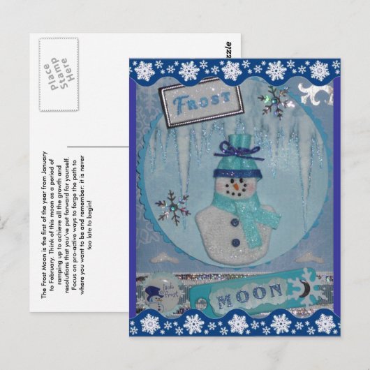 霜月葉書 ポストカード (正面/裏面)