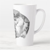 霜枯れの友情 カフェラテマグ (右)