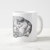 霜枯れの友情 ジャンボコーヒーマグカップ (正面右)