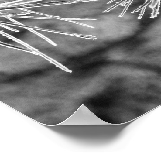 霜枯れ松葉 ポスター (角)