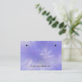 霜爆発イヤリングディスプレイカード 名刺 (スタンド正面)