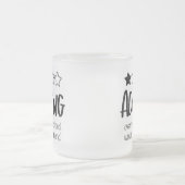 霜硝子の不和 フロストグラスマグカップ (中央)