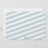 霜降りの冬のモダンなレトロクリスマス家族写真 シーズンカード (裏面)