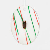 霜降りクリスマスドーナツ メタルオーナメント (正面左)