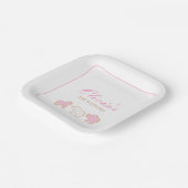 霜降りサーカス動物クッキー誕生日パーティーデコール ペーパープレート (傾斜あり)