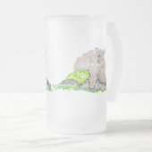 霜降りビアマグ： Puma フロストグラスビールジョッキ (正面右)