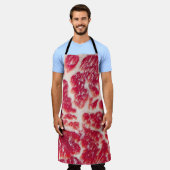 霜降りビーフステーキの食感アップ エプロン (着用した状態)