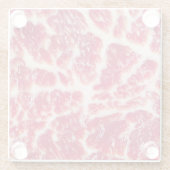 霜降りビーフステーキの食感アップ ガラスコースター (裏面)