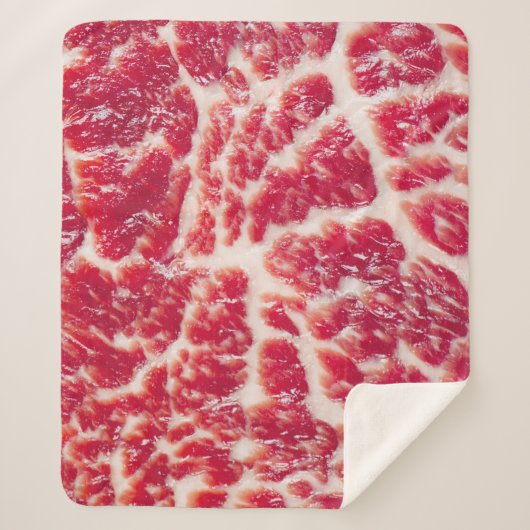 霜降りビーフステーキの食感アップ シェルパブランケット (正面)