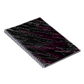 霜降りブラックピンク ノートブック (右側)