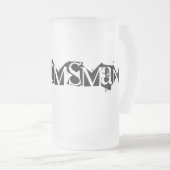 霜降りマグ フロストグラスビールジョッキ (正面右)