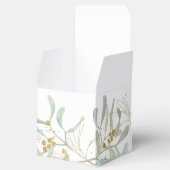 霜降りヤドリギ冬の結婚式 フェイバーボックス (オープン)