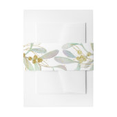 霜降りヤドリギ冬の結婚式 招待状ベリーバンド (正面例)