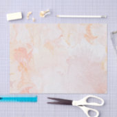 霜降り桃と桃色の水彩ティッシュペーパー 薄葉紙 (クラフト)