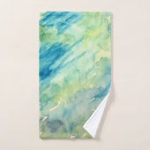 霜降り水彩沿岸ボホバスタオルセット バスタオルセット (ハンドタオル)