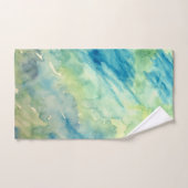 霜降り水彩沿岸ボホバスタオルセット バスタオルセット (ハンドタオル)