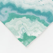 霜降り海泡： フリースブランケット (角)