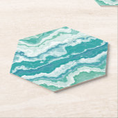 霜降り海泡： ペーパーコースター (アングル)