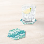 霜降り海泡： ペーパーコースター (インサイチュ)