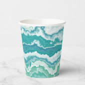 霜降り海泡： 紙コップ (左)