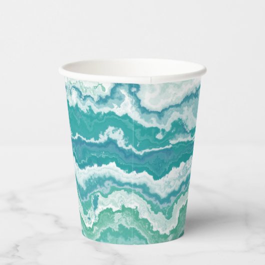 霜降り海泡： 紙コップ (右)