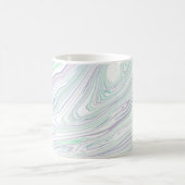 霜降り青紫グリーンホワイト コーヒーマグカップ (中央)
