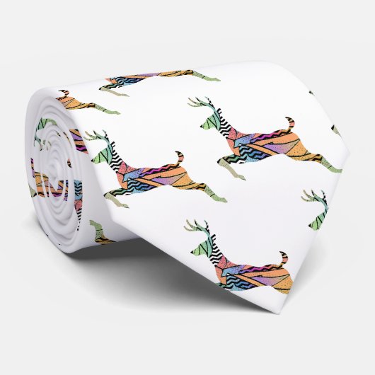 霜降り鹿 ネクタイ (ロール)