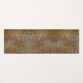 霜降り黄金のウェットシダーアートパターンヨガマット ヨガマット (裏面(横))