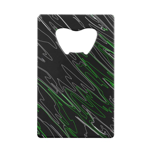 霜降り黒緑 クレジットカード栓抜き (裏面)