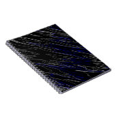 霜降り黒青 ノートブック (右側)