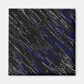 霜降り黒青 マグネット (正面)