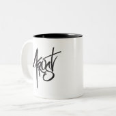 霜 ツートーンマグカップ (正面左)