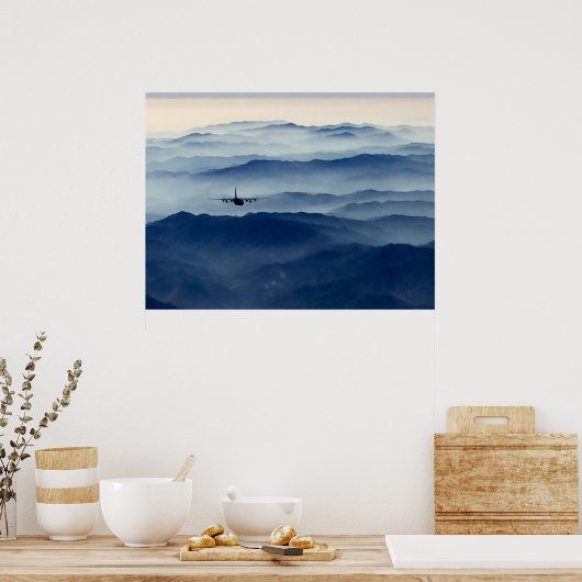 霞の上のC-130 ポスター (キッチン)