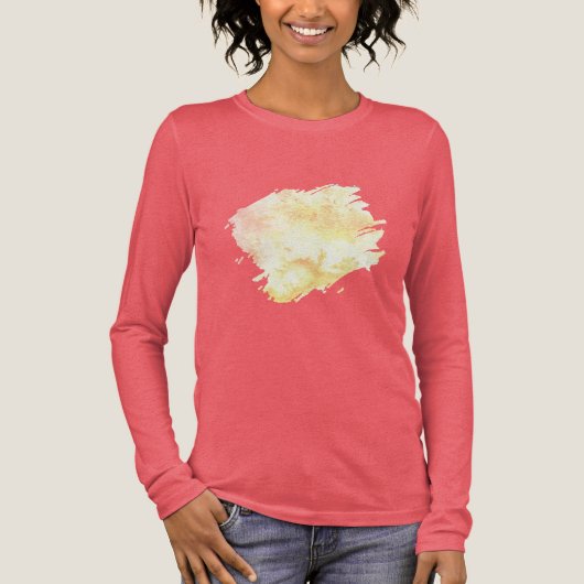 霞の中の花びら トライブレンドTシャツ (正面)