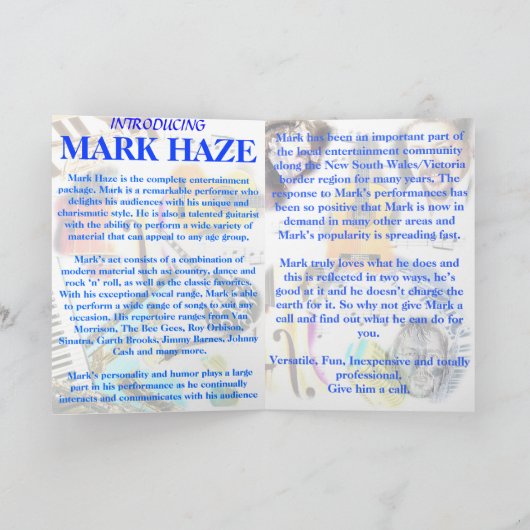 霞の広告宣伝に印を付けて下さい カード (内部)