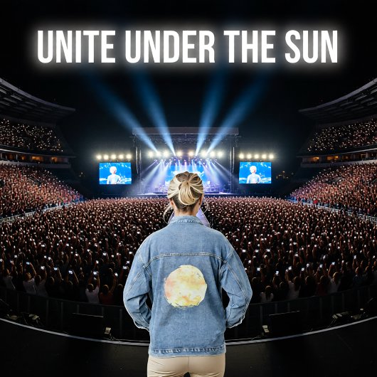 霞の花びら デニムジャケット