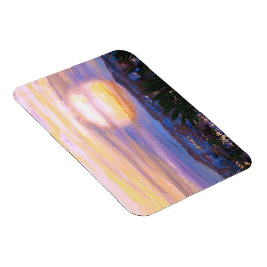 霞んだ夕日 マグネット (右側)