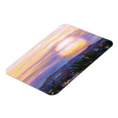 霞んだ夕日 マグネット (左側)