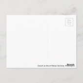 霧がかったサンセットオーバー山レイニエ ポストカード (裏面)